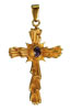 Code 4015 - pectoral cross 9x6cm. silver 925 with chain